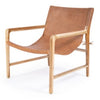 Leather Sling Chair- Tan