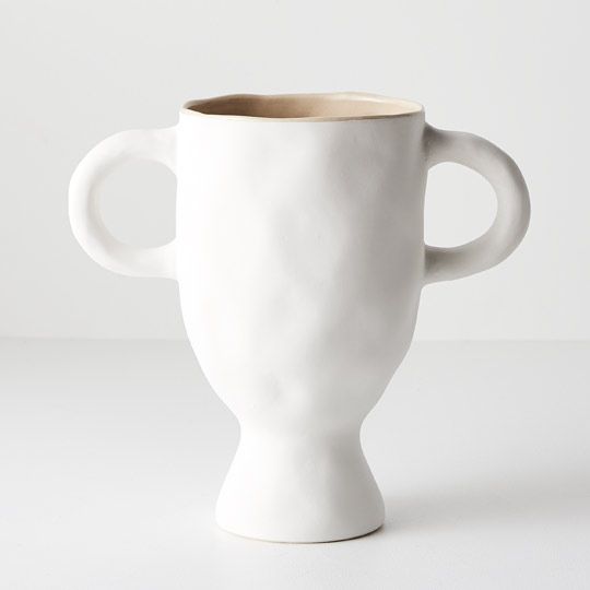 Cara Vase- White