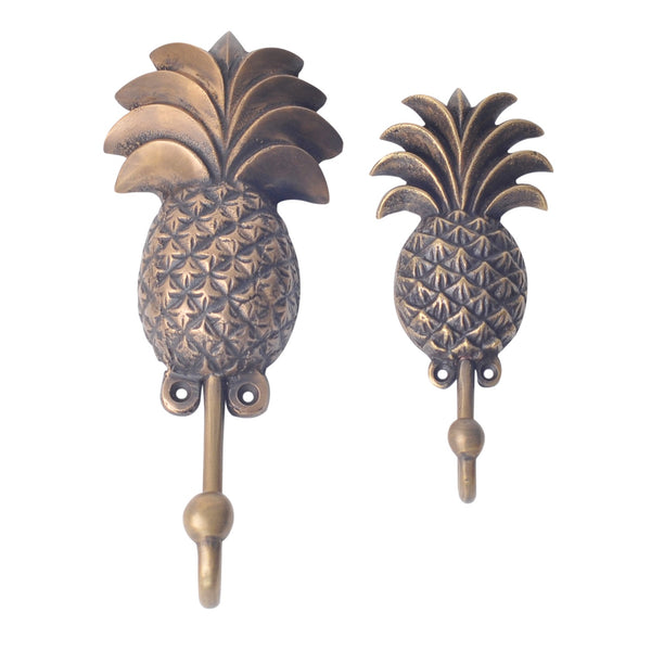 brass pineapple wall hook