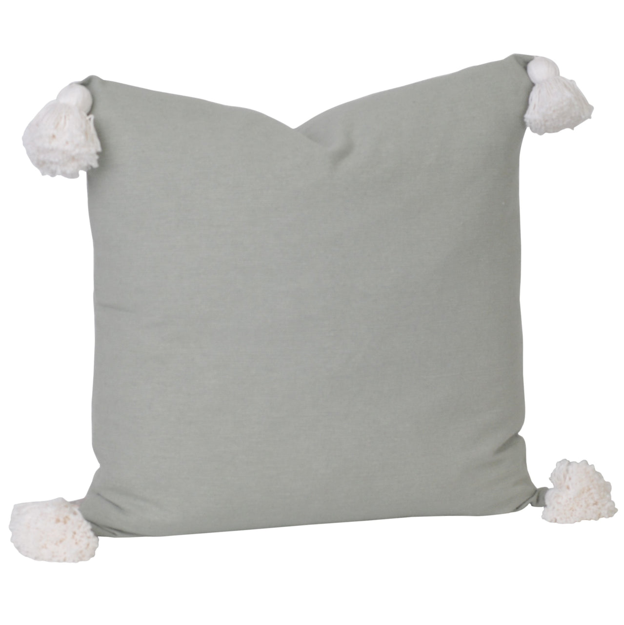 Soho Tassel Cushion- Sage