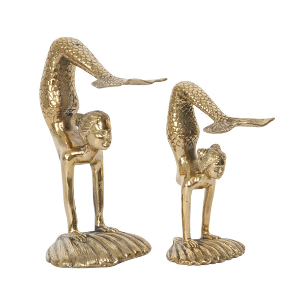 Brass Dancing Mermaid- Gold