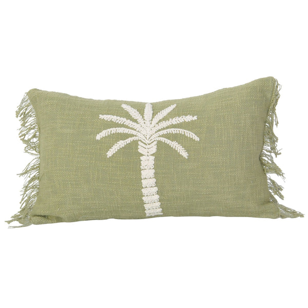 Palm Lumbar Cushion- Moss