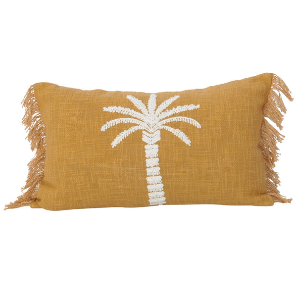 Palm Lumbar Cushion- Mustard