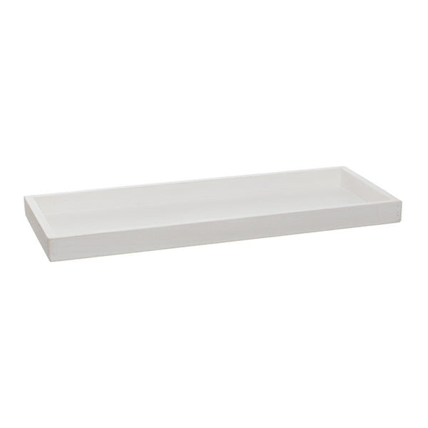 Drift Wooden Tray- Whitewash