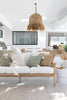 Soho Tassel Cushion- Sage