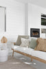 Soho Tassel Cushion- Sage