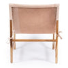Leather Sling Chair- Nude