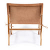 Leather Sling Chair- Tan