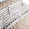 Avalon Boho Cushion- White/Natural