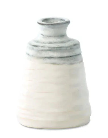 Bodhi Vase- Ivory/ Blue