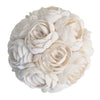 Shell Rose Ball- White
