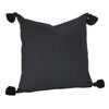 Soho Tassel Cushion- Black