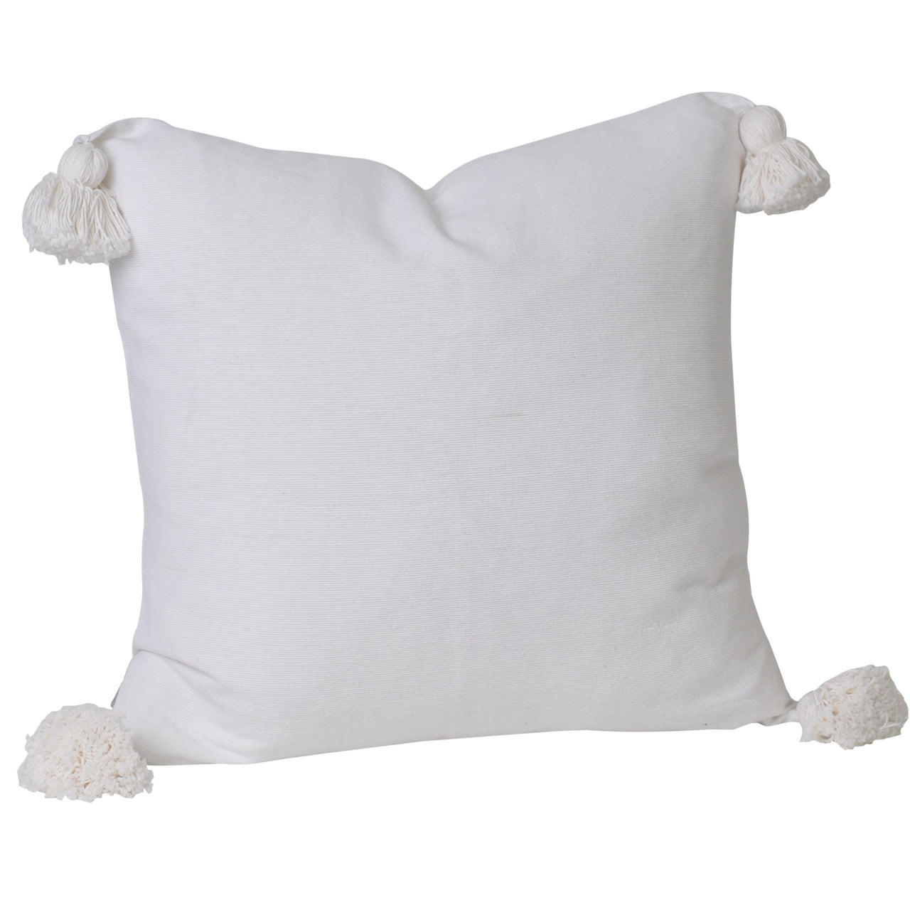 Soho Tassel Cushion- White