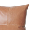 Leather Luxe Cushion- Tan