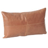 Leather Lumbar Cushion- Tan