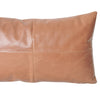 Leather Lumbar Cushion- Tan
