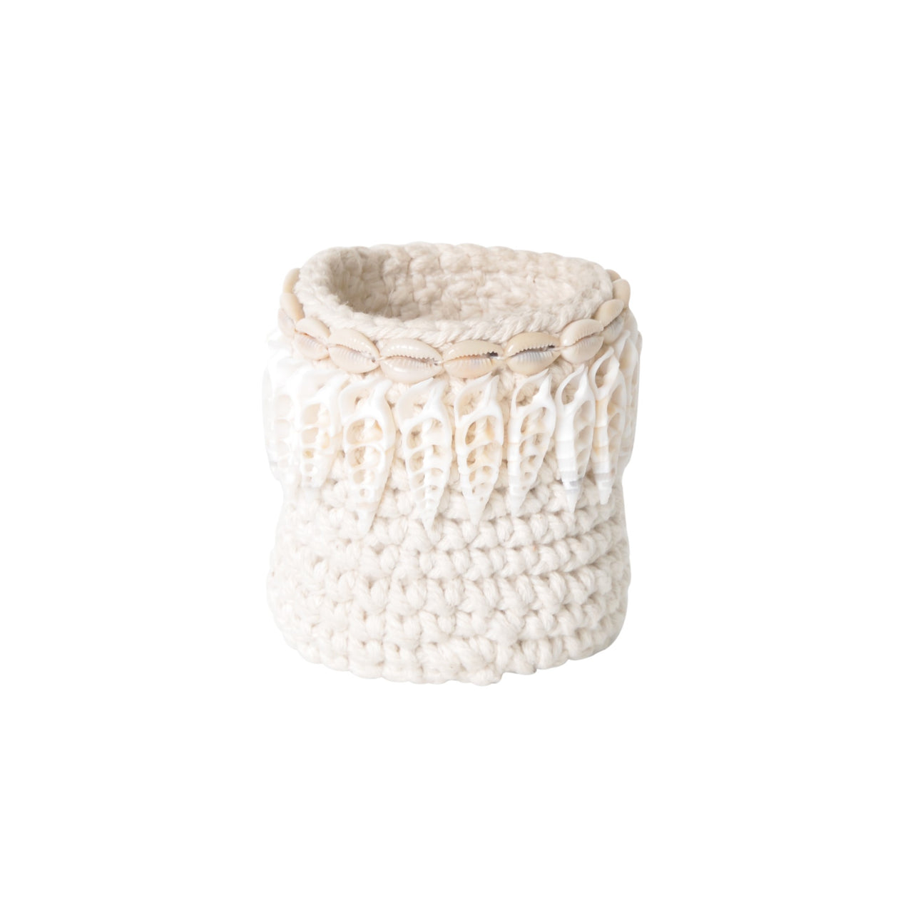 Oahu Crochet Shell Pot