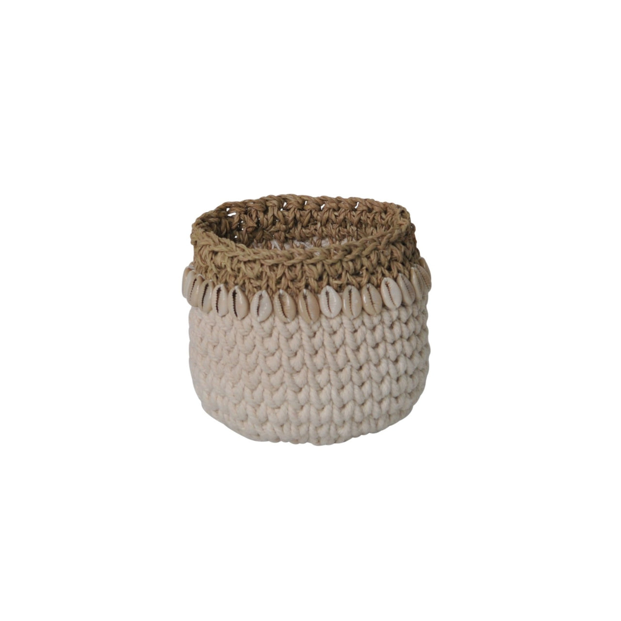 Hana Crochet Shell Pot