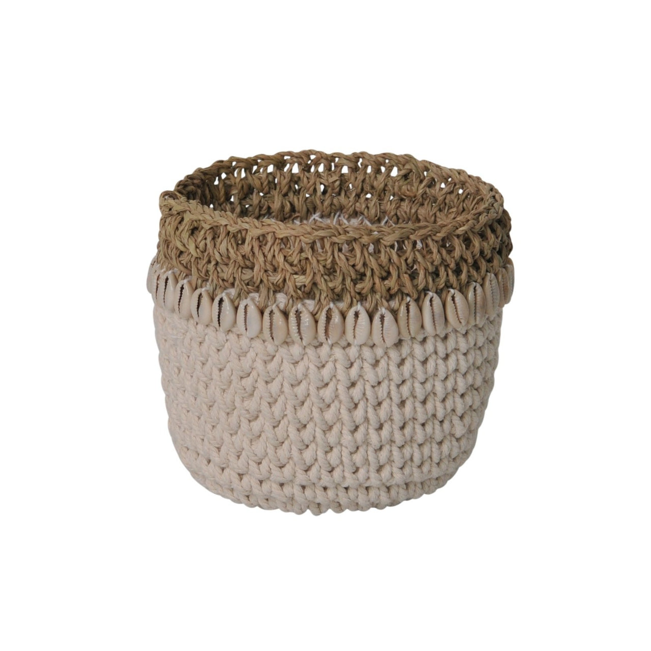 Hana Crochet Shell Pot