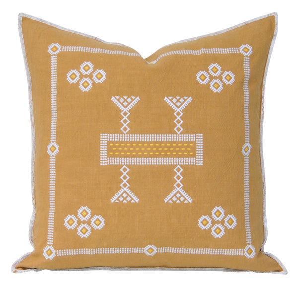 Phoenix Cushion- Mustard