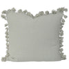 Tayla Tassel Cushion- Moss