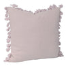 Tayla Tassel Cushion- Mushroom