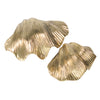 brass gold clam shells shell coastal sculpture