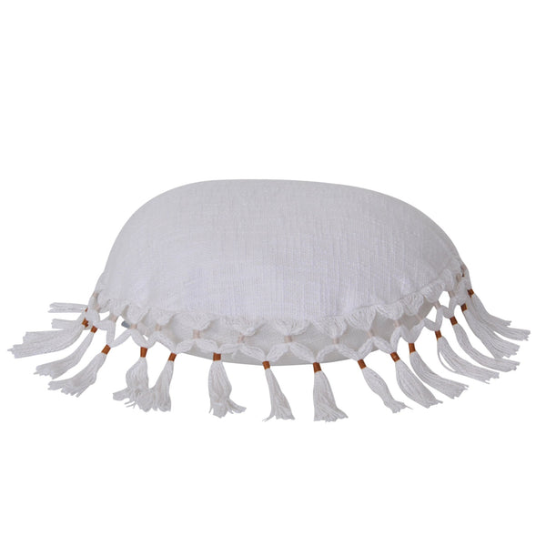 Roundie Cushion- White