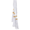 Isla Macrame Tassel- White