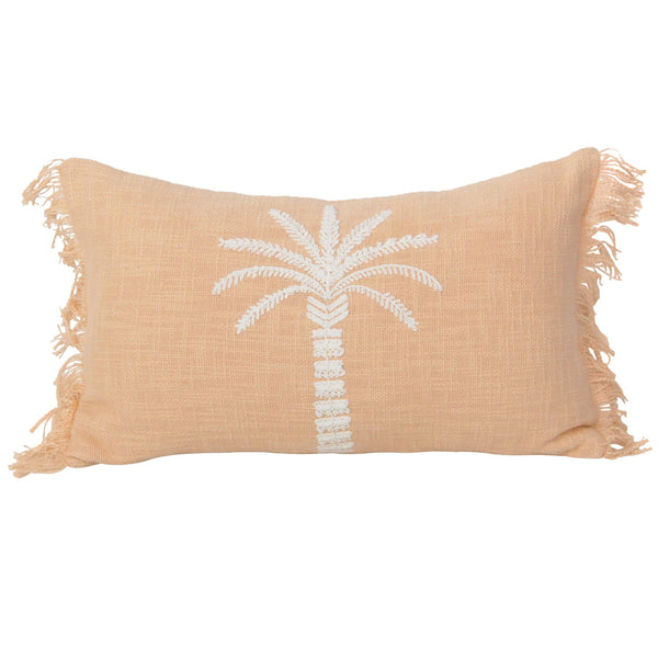 Palm Lumbar Cushion- Peach