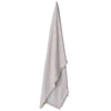 large cotton fringed throw blanket ecru off white