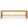 Zali Backless Bench- Sand