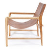 Leather Sling Chair- Tan