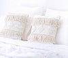 Avalon Boho Cushion- White/Natural